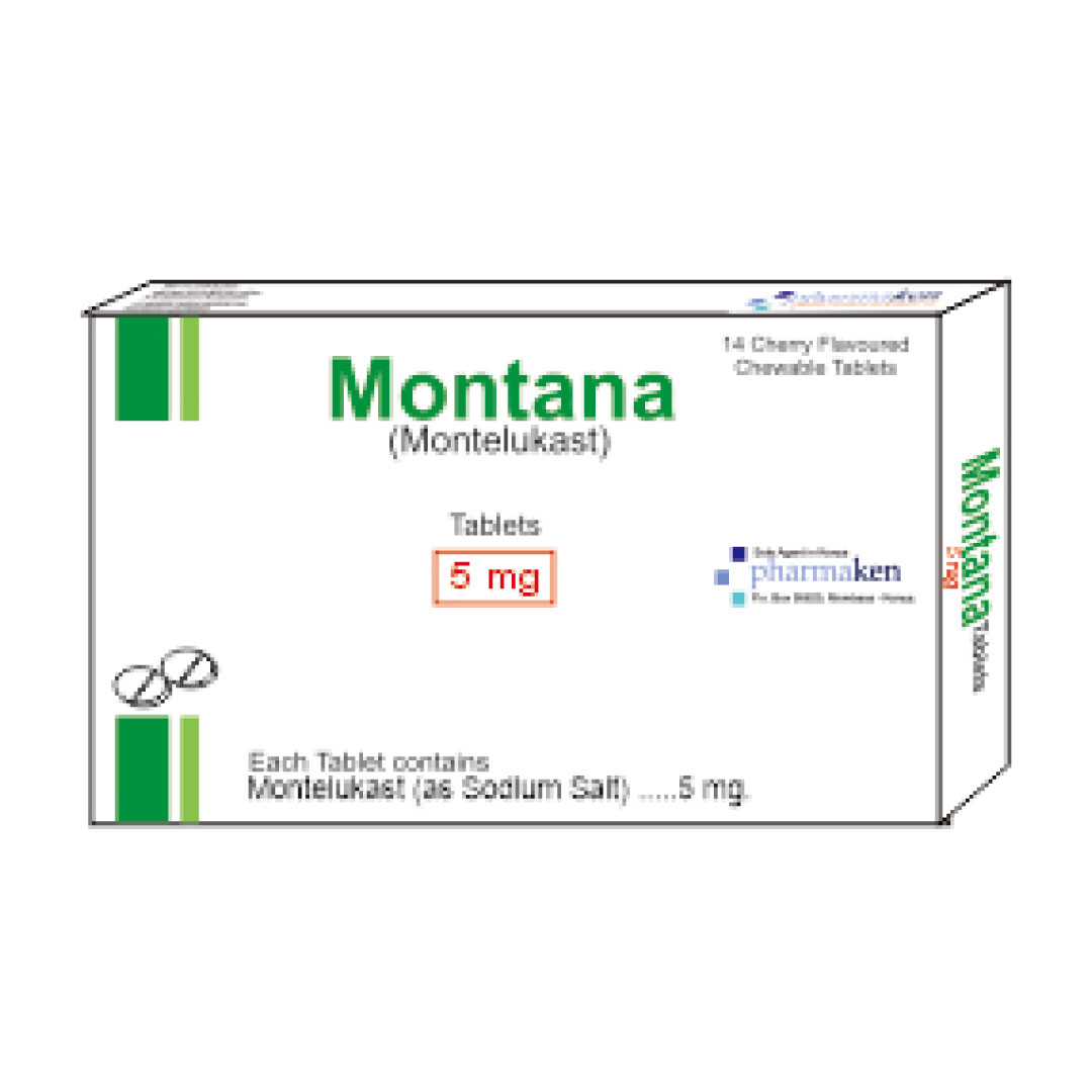 Montana 5mg Chewable Tablets