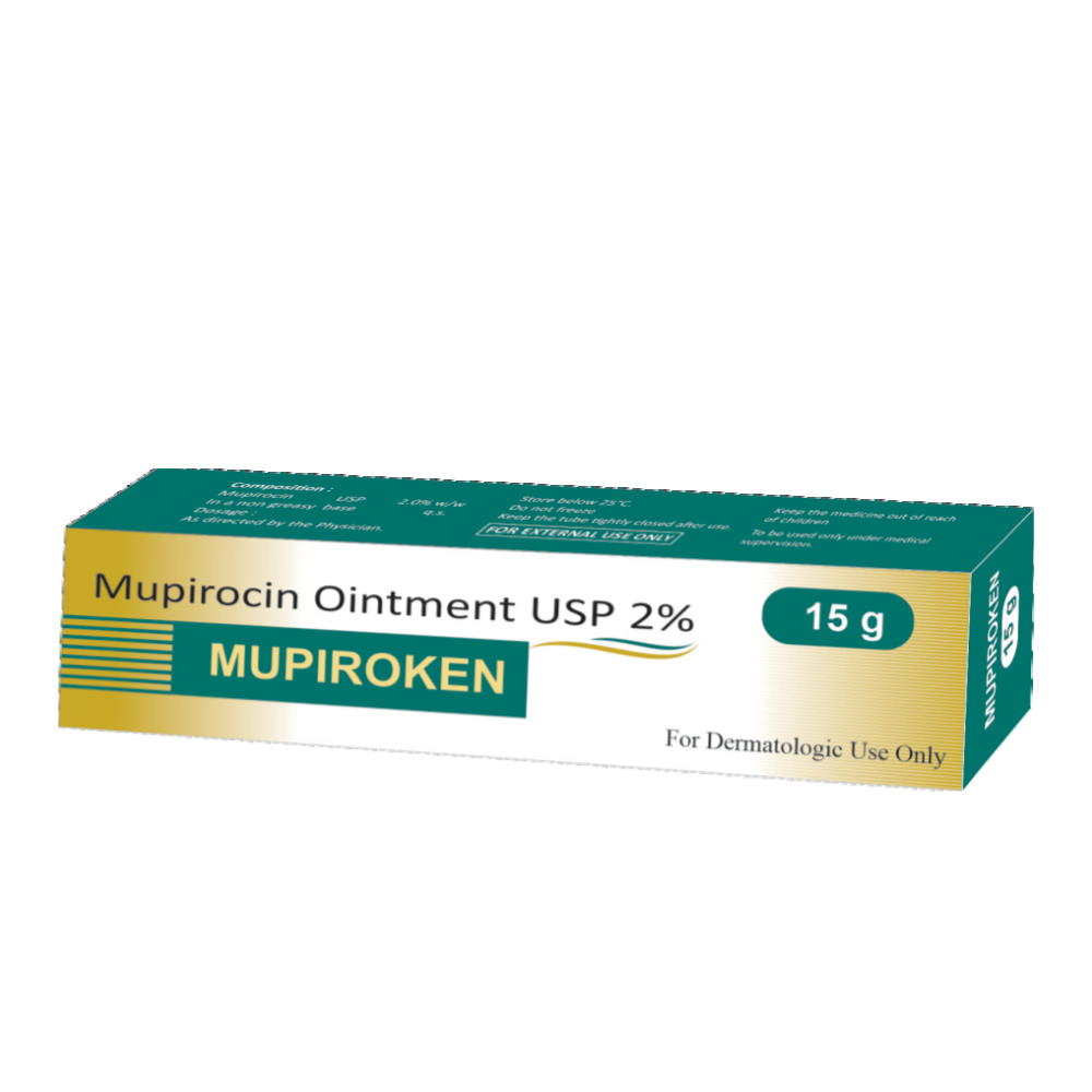 Mupiroken ointment for bacterial infections