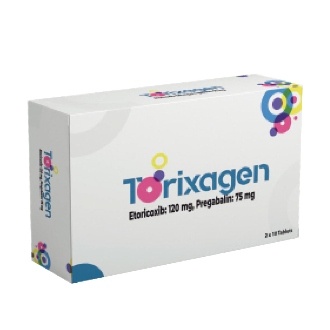 Torixagen (Etoricoxib 120mg, Pregabalin 75mg Tablets)